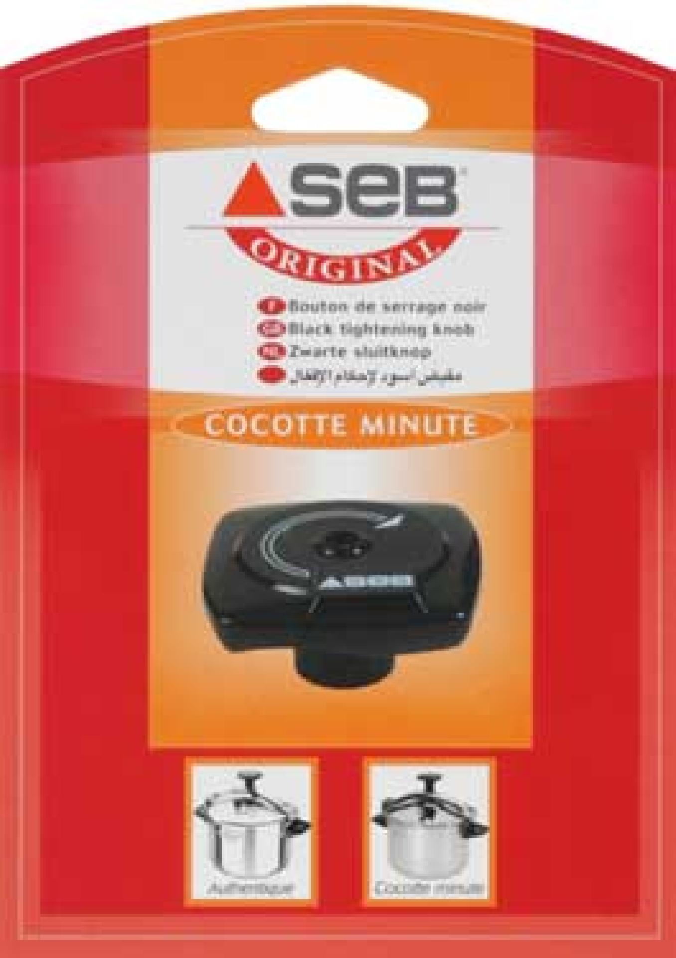 SA790071 Bouton de serrage noir cocottes minute 790071 SEB