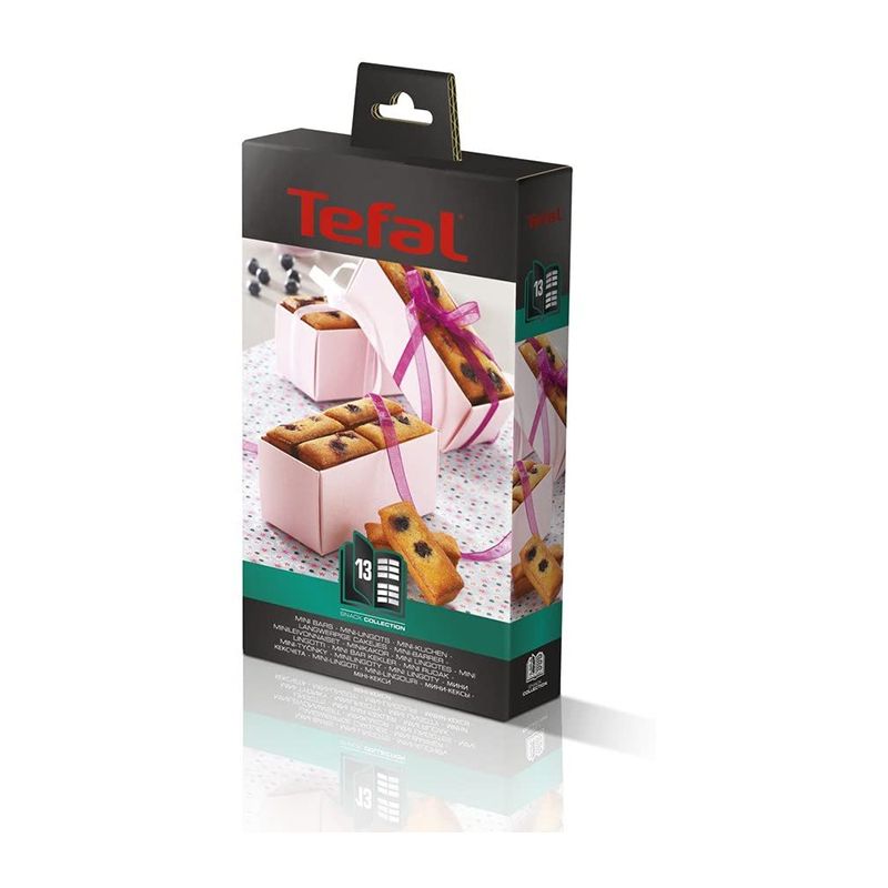 COFFRET PLAQUES MINI-LINGOTS TEFAL SNACK COLLECTION PACK DE 2 PLAQUES